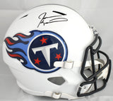 Jevon Kearse Autographed Titans F/S White Speed Helmet - Beckett W Holo