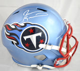 Jevon Kearse Signed Tennessee Titans F/S Flash Speed Helmet - Beckett W Holo