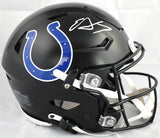 Edgerrin James Autographed Colts F/S Alternate SpeedFlex Helmet - Beckett W Holo