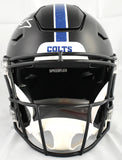 Edgerrin James Autographed Colts F/S Alternate SpeedFlex Helmet - Beckett W Holo