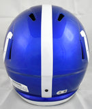 Edgerrin James Autographed Colts F/S Flash Speed Helmet - Beckett W Holo