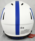 Edgerrin James Autographed Colts F/S Lunar Speed Authentic Helmet-Beckett W Holo
