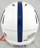 Edgerrin James Autographed Colts F/S Speed Authentic Helmet - Beckett W Holo