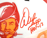 Warren Sapp Signed Buccaneers F/S 76-96 Speed Authentic Helmet HOF BeckettW Holo