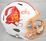 Mike Alstott Signed Tampa Bay Buccaneers F/S 76-96 Speed Helmet - Beckett W Holo