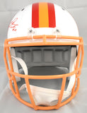 Mike Alstott Signed Tampa Bay Buccaneers F/S 76-96 Speed Helmet - Beckett W Holo