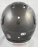 Mike Alstott Autographed Buccaneers F/S Speed Authentic Helmet - Beckett W Holo