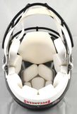 Mike Alstott Autographed Buccaneers F/S Speed Authentic Helmet - Beckett W Holo