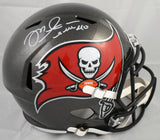 Mike Alstott Autographed Tampa Bay Buccaneers F/S Speed Helmet - Beckett W Holo