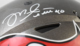 Mike Alstott Signed Tampa Bay Buccaneers F/S SpeedFlex Helmet - Beckett W Holo