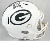 Sterling Sharpe Signed Green Bay Packers F/S Alt 24 Speed Helmet- Beckett W Holo