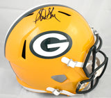 Sterling Sharpe Autographed Green Bay Packers F/S Speed Helmet - Beckett W Holo
