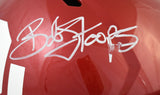 Bob Stoops Signed Oklahoma Sooners F/S Speed Helmet - Beckett W Holo *Smeared