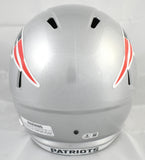 Kayshon Boutte Autographed Patriots F/S Speed Helmet - Beckett W Holo *Front
