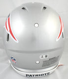 Kayshon Boutte Signed Patriots F/S Speed Authentic Helmet- Beckett W Holo *Front