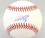 Jazz Chisholm Jr. Autographed Rawlings OML Baseball - Beckett W Hologram *Blue