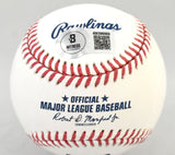 Jazz Chisholm Jr. Autographed Rawlings OML Baseball - Beckett W Hologram *Blue