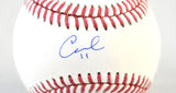 Chuck Knoblauch Autographed Rawlings OML Baseball - Beckett W Hologram *Blue