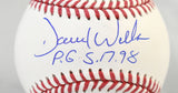 David Wells Autographed Rawlings OML Baseball w/PG - Beckett W Hologram *Blue