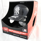 Jazz Chisholm Jr. Autographed Yankees F/S Replica Helmet w/Stand- Beckett W Holo