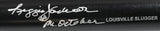 Reggie Jackson Black Louisville Slugger Pro Baseball Bat Mr. October - Beckett W