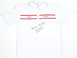 Barry Switzer Signed Oklahoma Custom Polo w/Boomer Sooner - Beckett W Holo