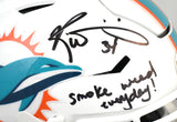 Ricky Williams Signed Miami Dolphins F/S Speedflex Helmet SWED - Beckett W Holo