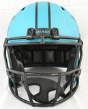 De'Von Achane Autographed Miami Dolphins F/S Rave Speed Helmet - Beckett W Holo