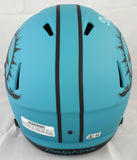 De'Von Achane Autographed Miami Dolphins F/S Rave Speed Helmet - Beckett W Holo