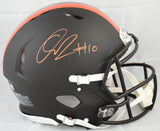 Quinshon Judkins Autographed Browns F/S Alt Speed Authentic Helmet - Beckett W