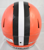 Quinshon Judkins Autographed Cleveland Browns F/S Speed Helmet - Beckett W Holo