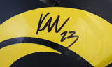 Kyren Williams Autographed Rams F/S Rivalries Speed Authentic Helmet - Beckett W