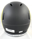 Kyren Williams Autographed Rams F/S Rivalries Speed Helmet - Beckett W Holo