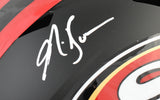 NaVorro Bowman Autographed 49ers F/S Rivalries Speed Helmet - Beckett W Holo