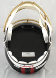NaVorro Bowman Autographed 49ers F/S Rivalries Speed Helmet - Beckett W Holo