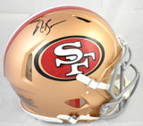 NaVorro Bowman Autographed 49ers F/S Speed Authentic Helmet - Beckett W Holo