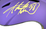Adrian Peterson Autographed Minnesota Vikings F/S Speed Helmet - Beckett W Holo