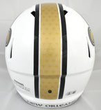 Ricky Williams Autographed Saints F/S Alt 2025 Speed Helmet SWED- Beckett W Holo