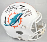 Ricky Williams Autographed Miami Dolphins F/S Speed Helmet SWED - Beckett W Holo