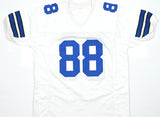 Dez Bryant Autographed White Pro Style Jersey - Beckett W Holo *Silver *Stained