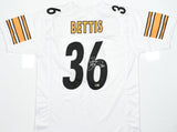 Jerome Bettis Autographed White Pro Style Jersey - Beckett W Hologram *Silver
