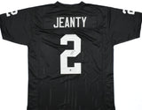 Ashton Jeanty Autographed Black Pro Style Jersey - Beckett W Hologram *Black