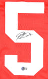 Patrick Willis Autographed Red Pro Style Jersey - Beckett W Hologram *Black