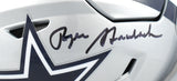 Roger Staubach Autographed Cowboys Mid-Size SpeedFlex Helmet - Beckett W Holo