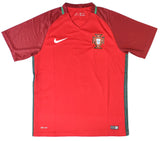 Cristiano Ronaldo Autographed Portugal Home Soccer Jersey #7-Beckett Holo*M *LOA