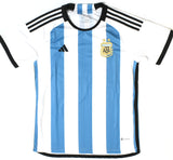 Enzo Fernandez Autographed Argentina Home Soccer Jersey #24 - Beckett Holo *M