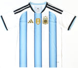 Alejandro Garnacho Autographed Argentina Home Soccer Jersey #17- Beckett Holo *L