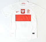 Lewandowski Autographed Poland Home Soccer Jersey #9 - Beckett Holo *M