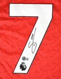 Saka Autographed Arsenal FC Home Soccer Jersey #7 - Beckett Holo *M