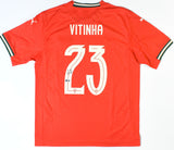 Vitinha Autographed Portugal Home Soccer Jersey #23 - Beckett W Holo *M